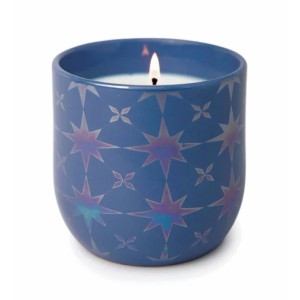 Керамична соева свещ Падивакс, Lustre - синя - Звезди, сапфирени води